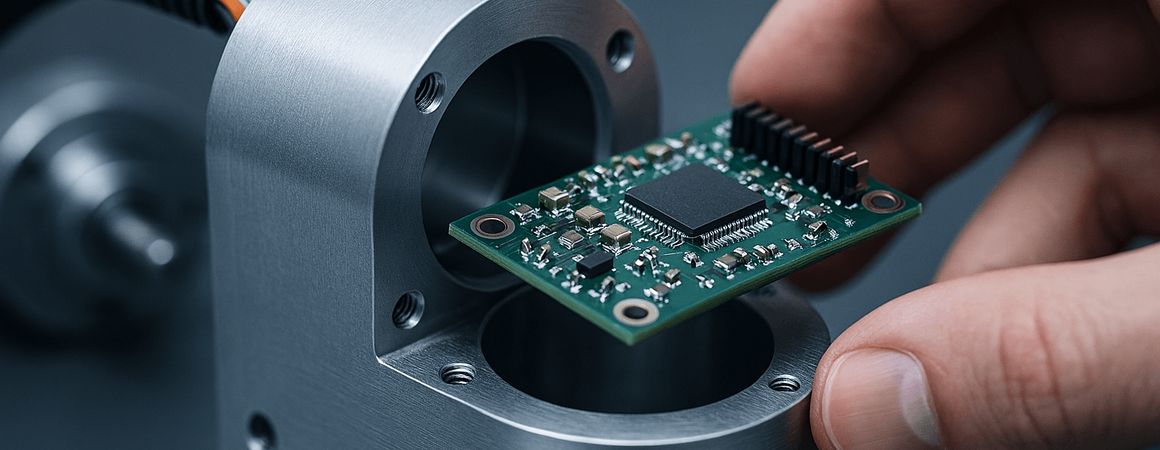 Mechatronik-Integration bei pro move GmbH: Elektronik wird präzise in CNC-Gehäuse eingebaut