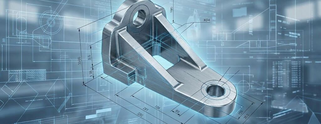 CAD‑Konstruktionsservice für präzise technische Bauteile und Baugruppen